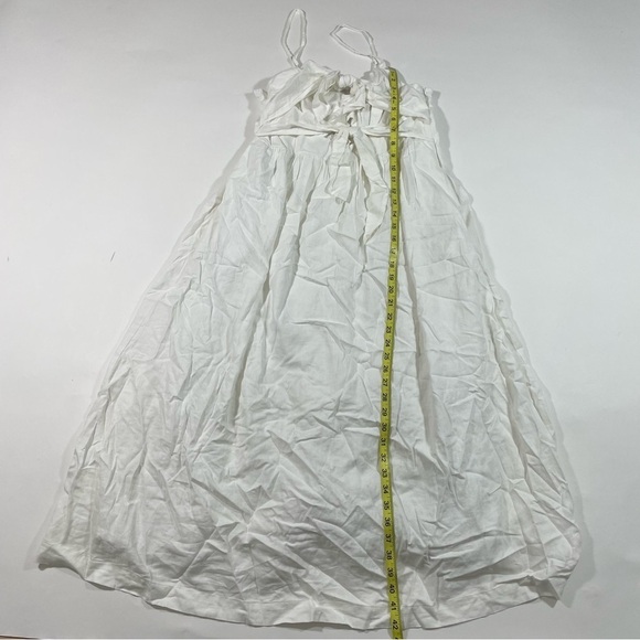 New Madewell Double-Tie Cutout Sweetheart Midi Dress - Picture 9 of 11